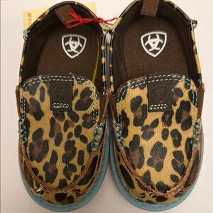 Ariat Kids' Brown Leopard Moccasins